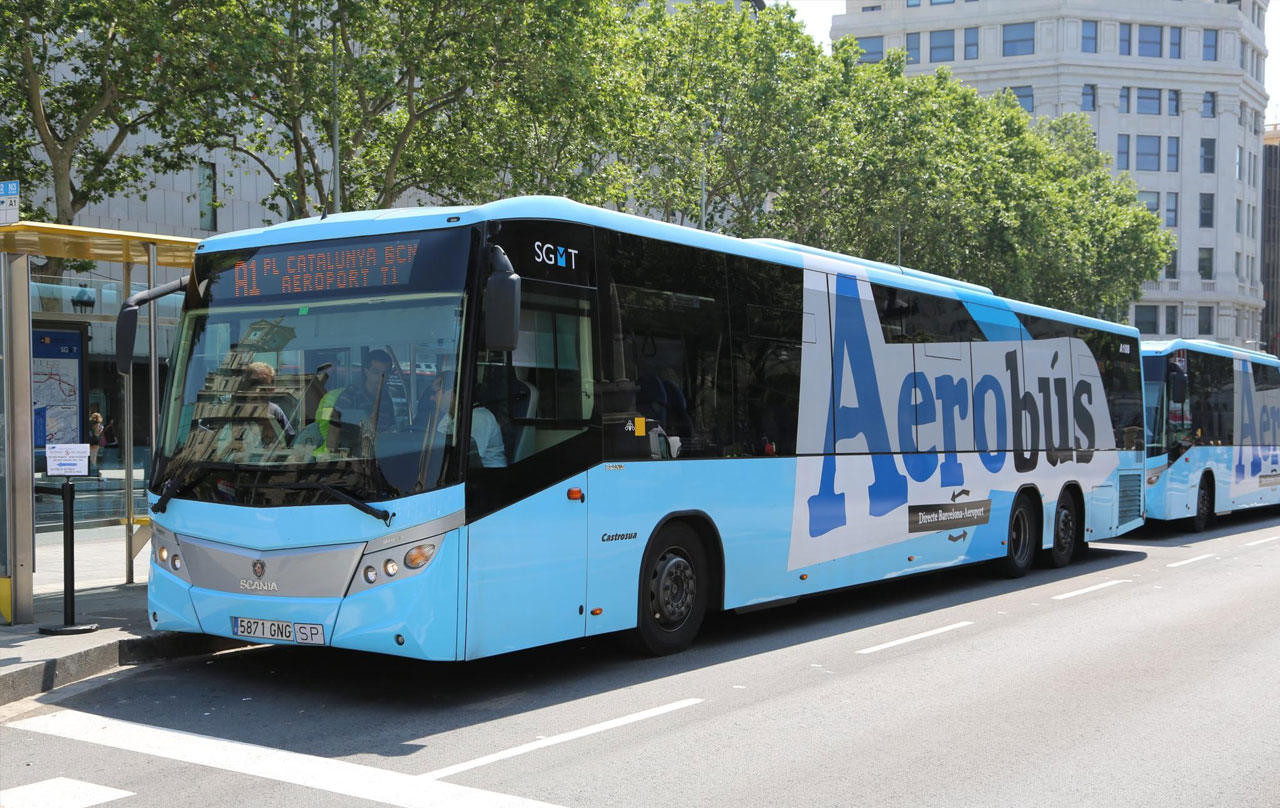 Aerobus vliegveld service Barcelona